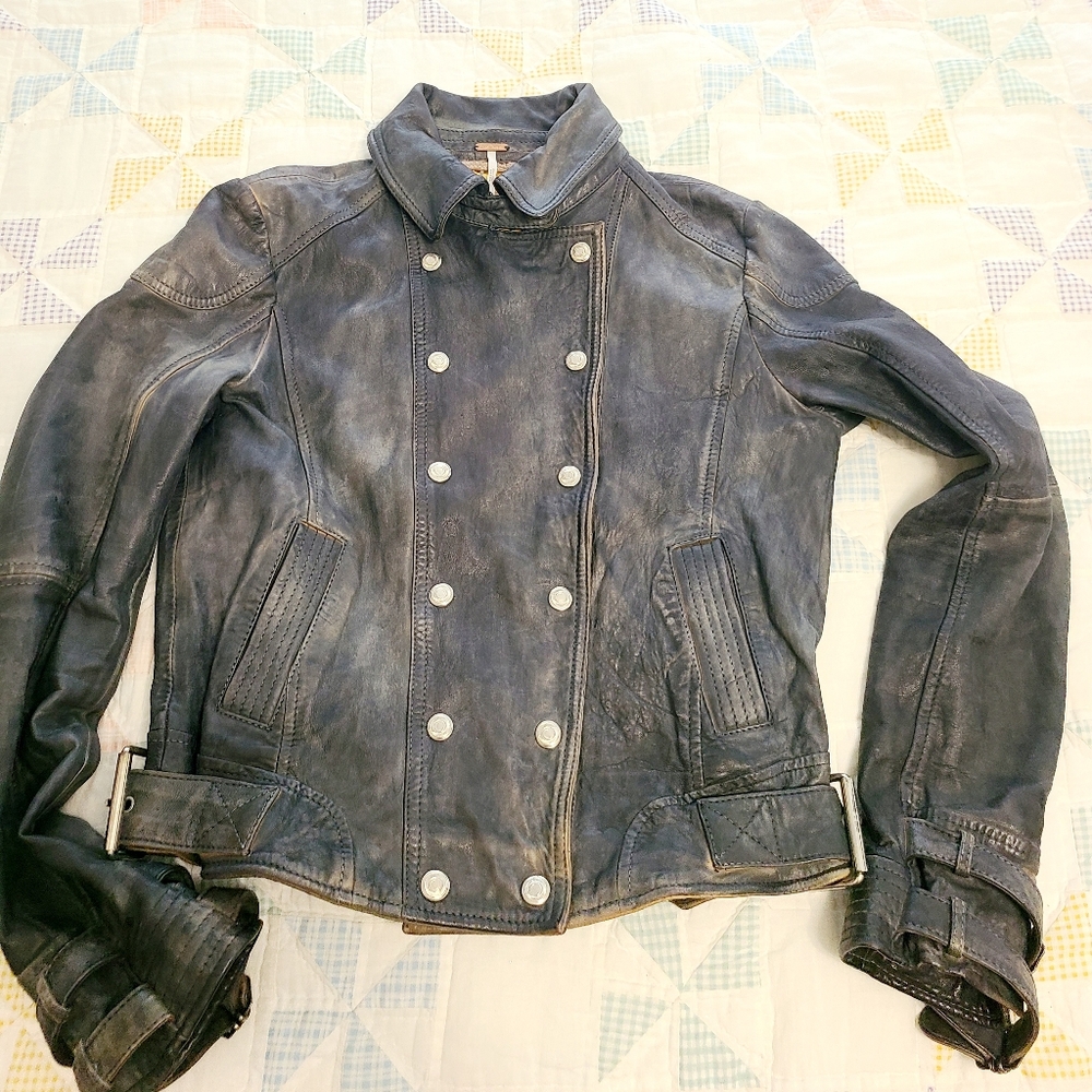 COPY - Free People moto jacket sz S